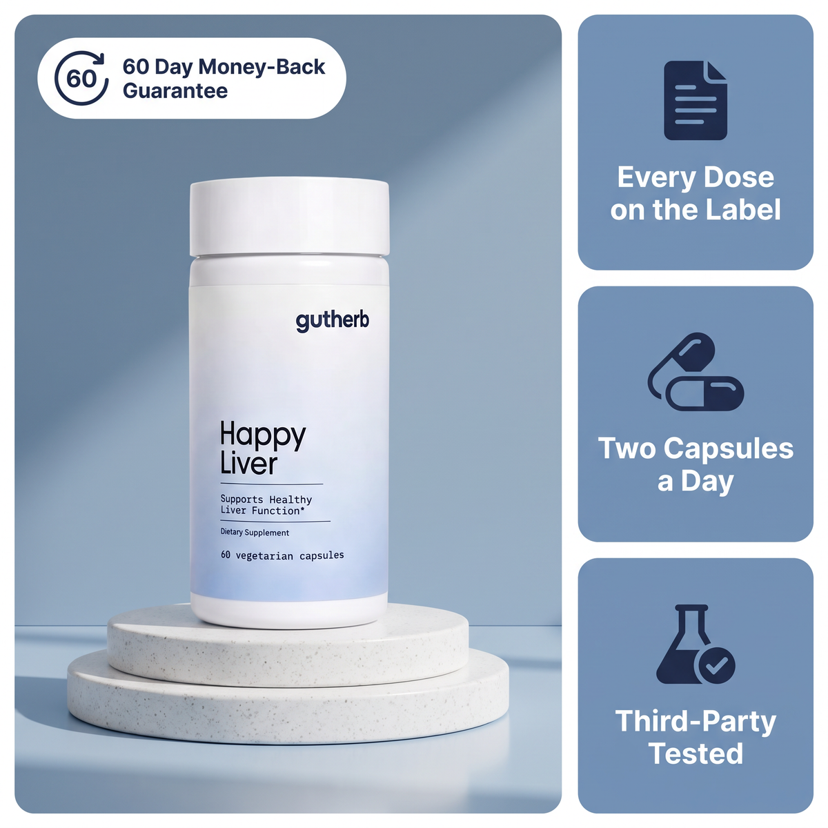 Happy Liver Wellness Support Capsules